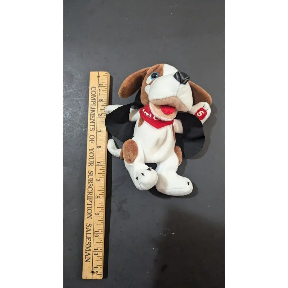News Channel 5 Plush Dog Toy News Hound‎ Official Mascot 2000 Marfac